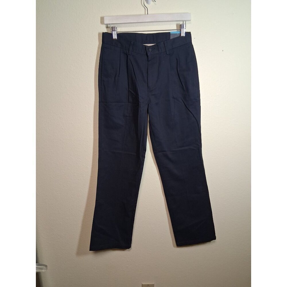 NWT Dockers Pants Business Casual Classic Fit School Uniform Blue Boys Size 18